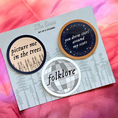 The Eras 5 Pack Sticker Pack - Each Era inc. TLOAS
