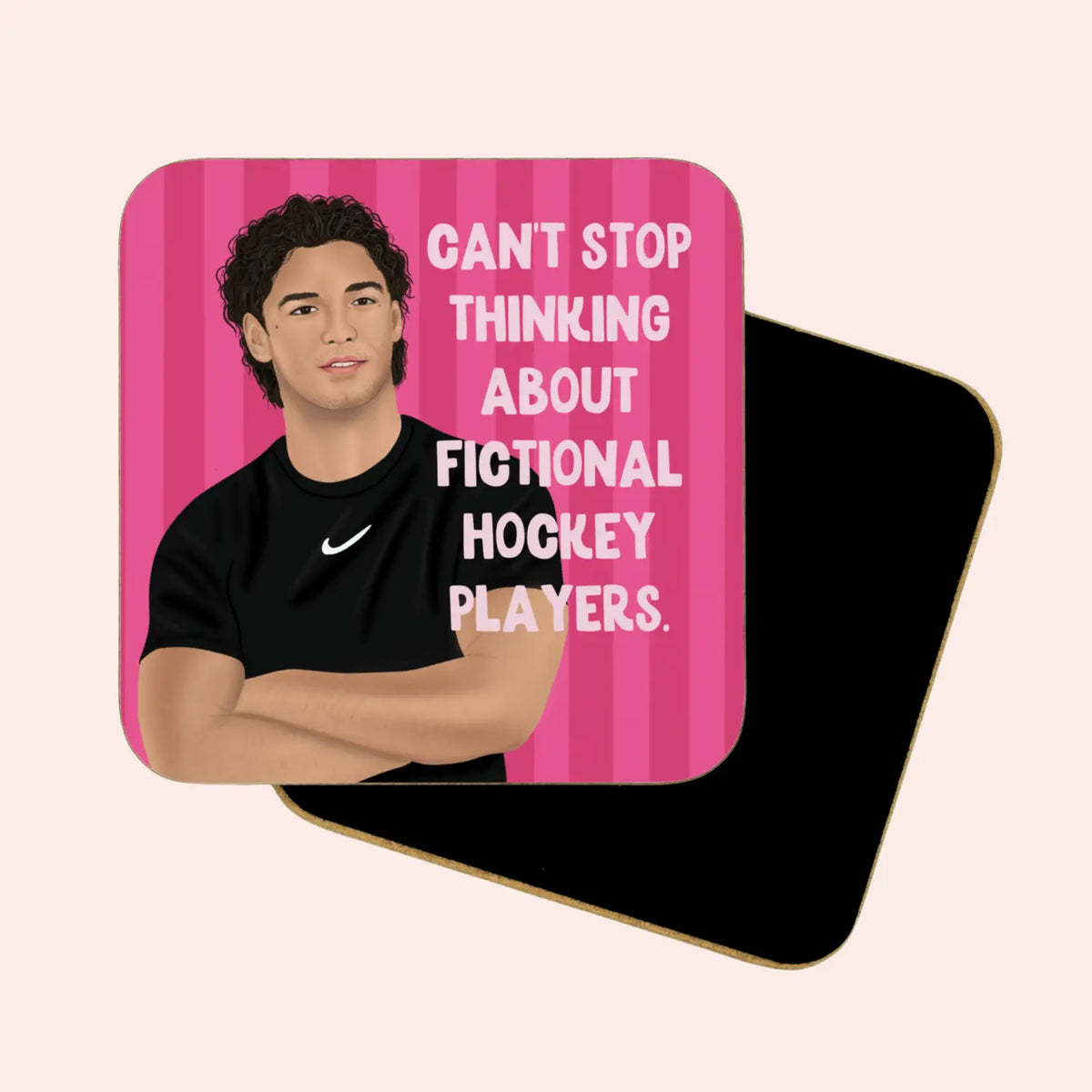 Preorder - Fictional Hockey Players - Team Garrett Coaster