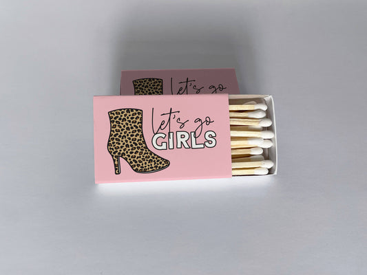 Let's Go Girls Animal Print Boot Shania Twain Matchbook