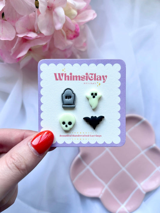 Spooky Earrings Set
