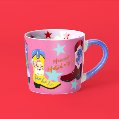 Eleanor Bowmer Howdy Holidays Mug