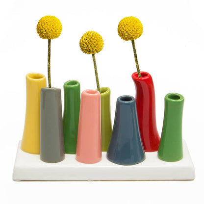 Pooley - Glazed Ceramic Single Stem Bud Vase