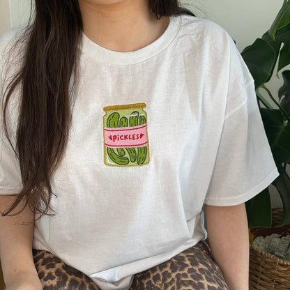 Pickles Embroidered T-shirt