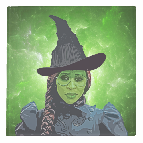 Coasters 'Green Witch' by DOLLY WOLFE - Wicked
