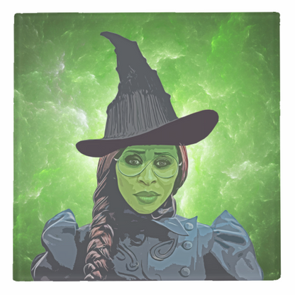 Coasters 'Green Witch' by DOLLY WOLFE - Wicked