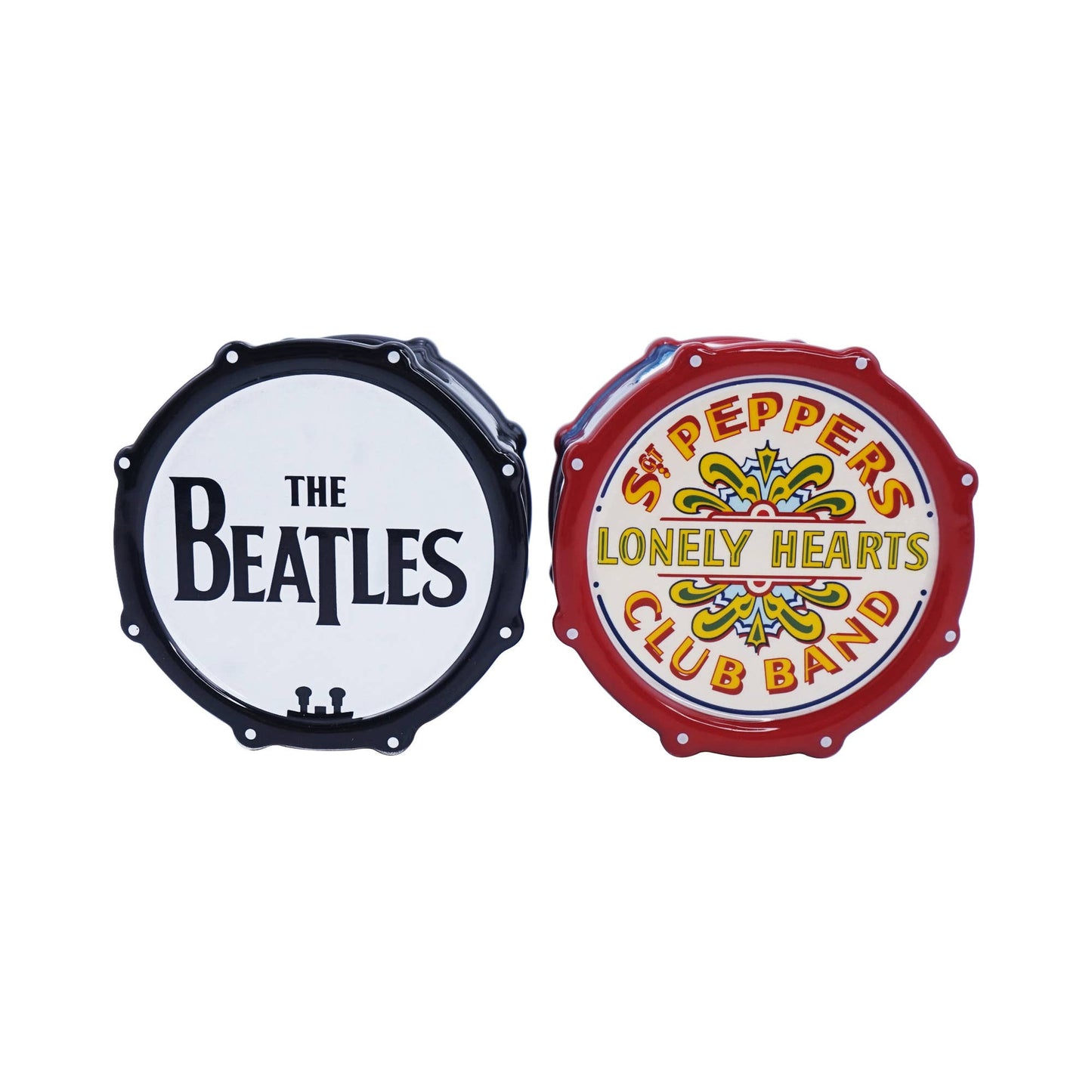 Ceramic Egg Cups The Beatles Drum Sargent Pepper Logo
