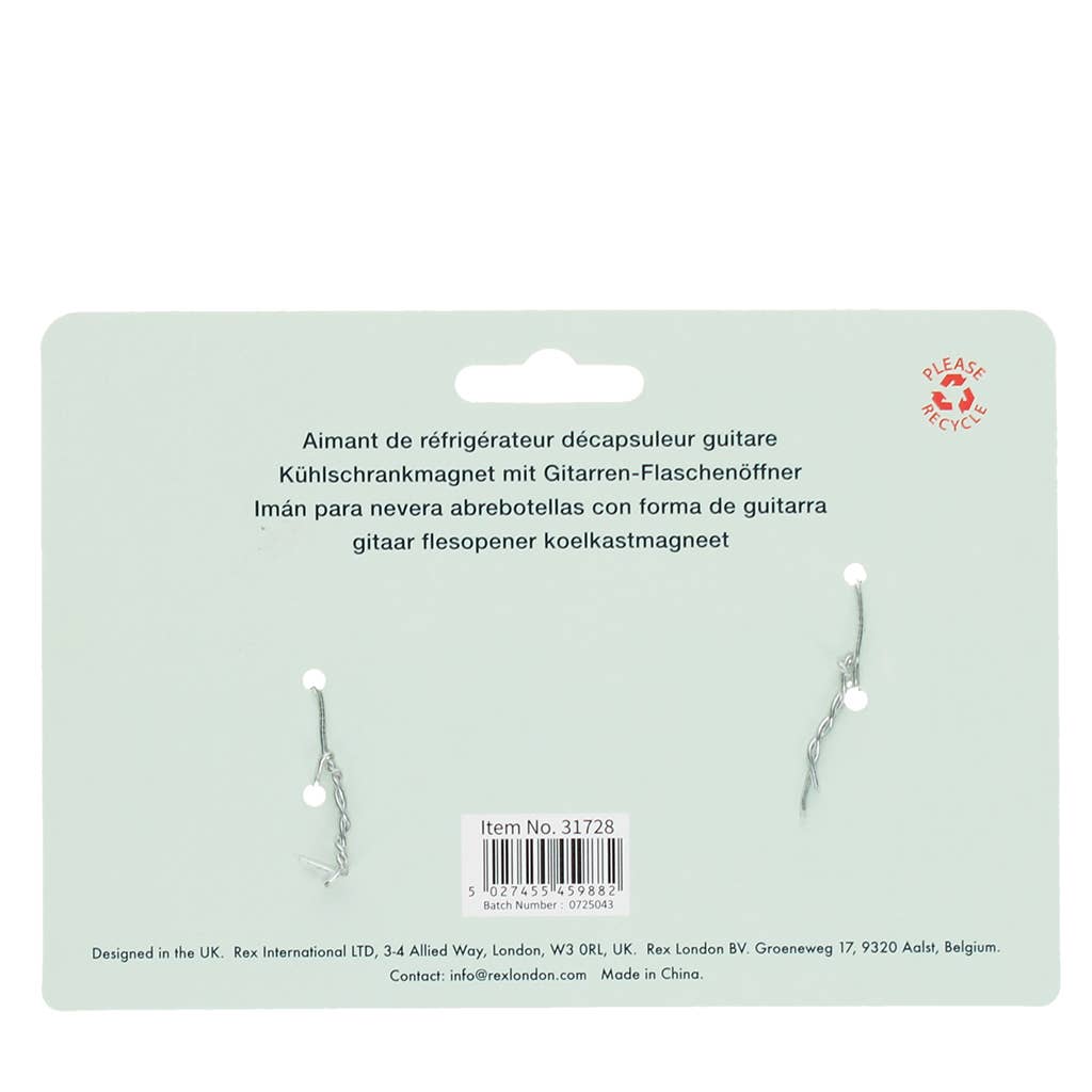 Fridge magnet bottle opener - Guitar