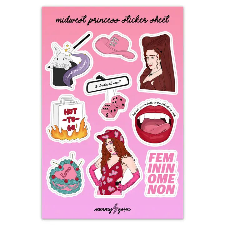 Princess Chappell Sticker Sheet