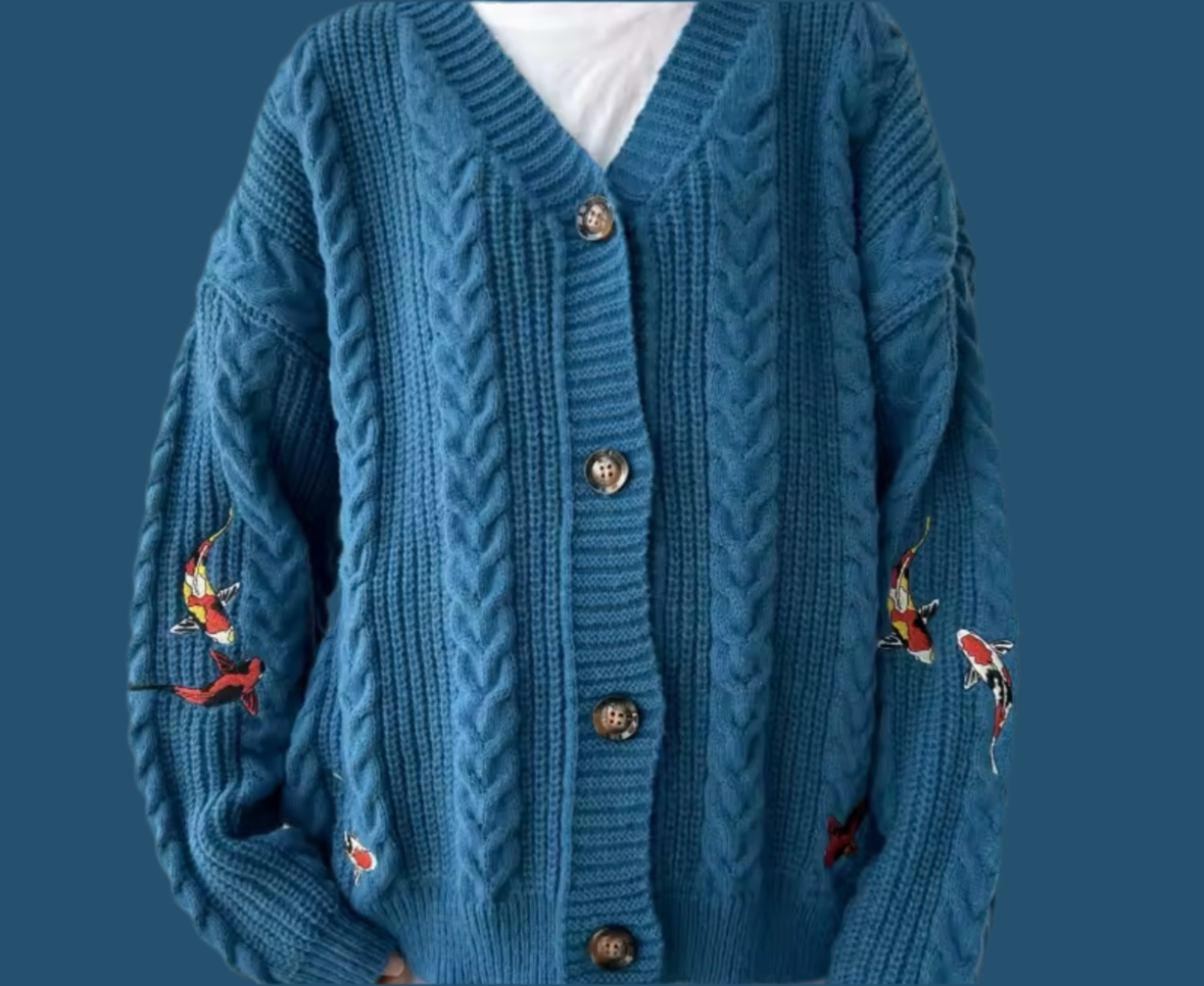 Koi Carp Cardigan - Midnights Taylor’s Version