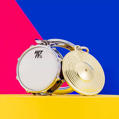 Metalmorphose Keyring Drum Kit with Cymbal Keyring