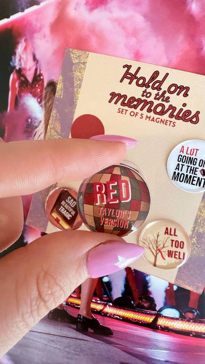 Taylor Swift Inspired Magnets Set of 5