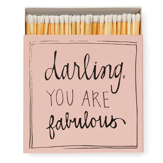 Archivist Gallery You Are Fabulous - Square Matchboxes