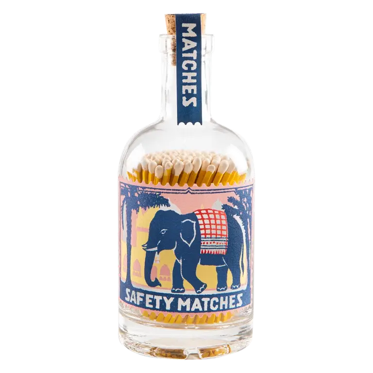 Pink Elephant Match Bottle - Match Bottle
