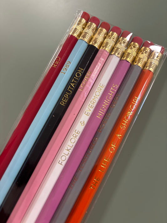 Swifties Taylor Swift Albums Pencil Set Updated albums