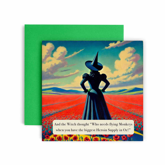 Wizard of Oz Flying Monkeys Funny Birthday Card