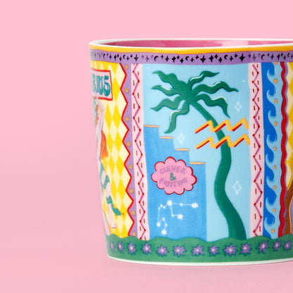 Eleanor Bowmer Aquarius Zodiac Mug