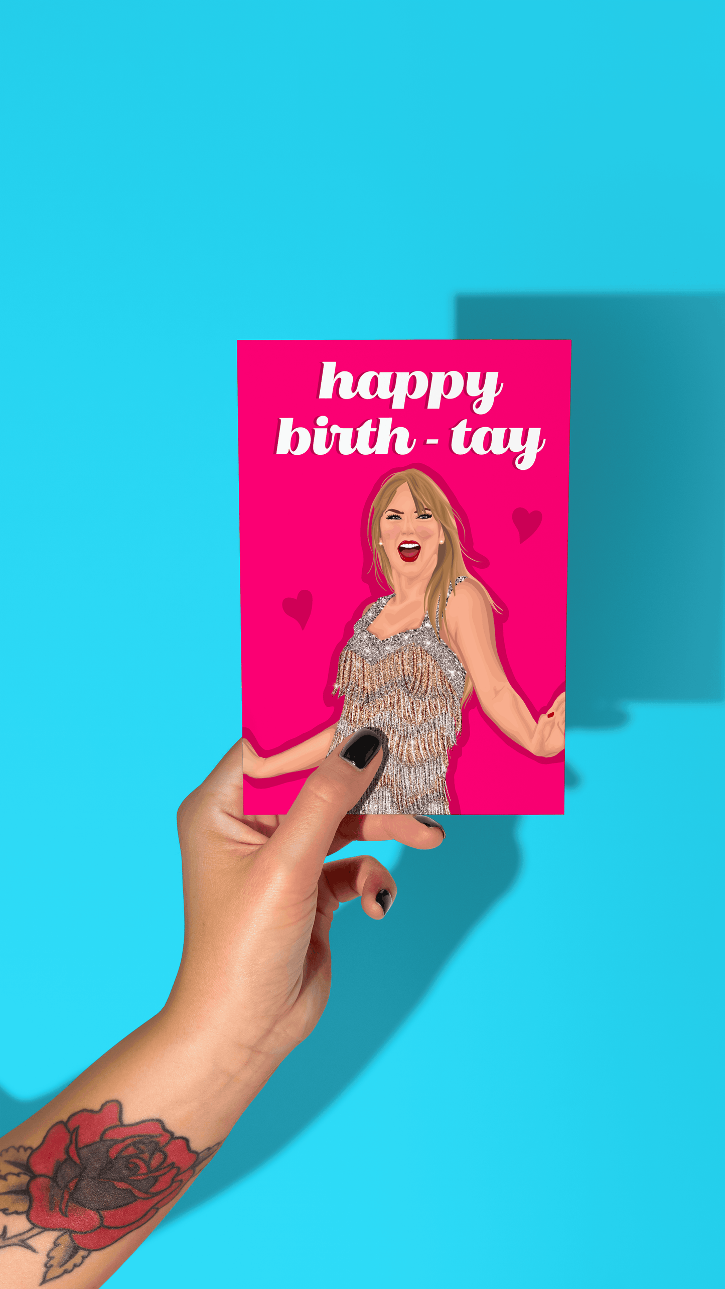 Taylor Swift Birthday Card