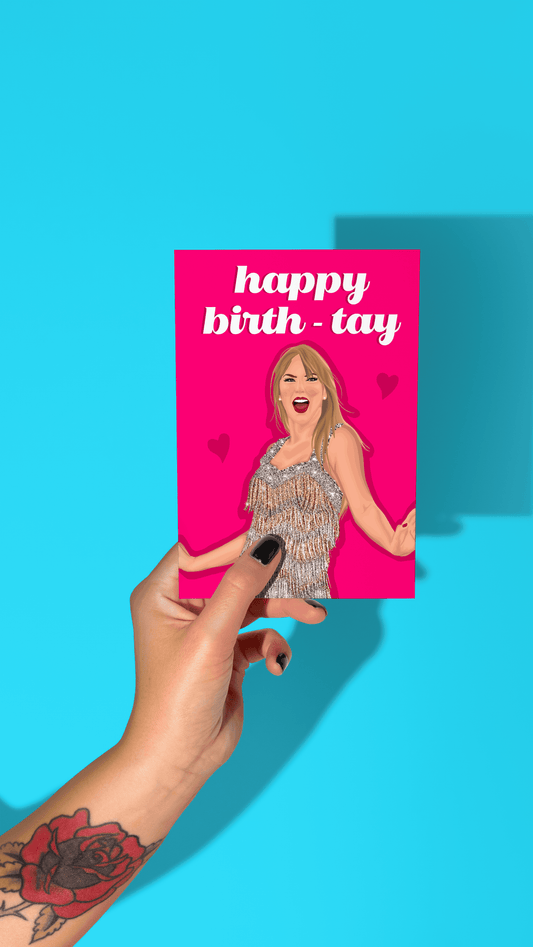 Taylor Swift Birthday Card
