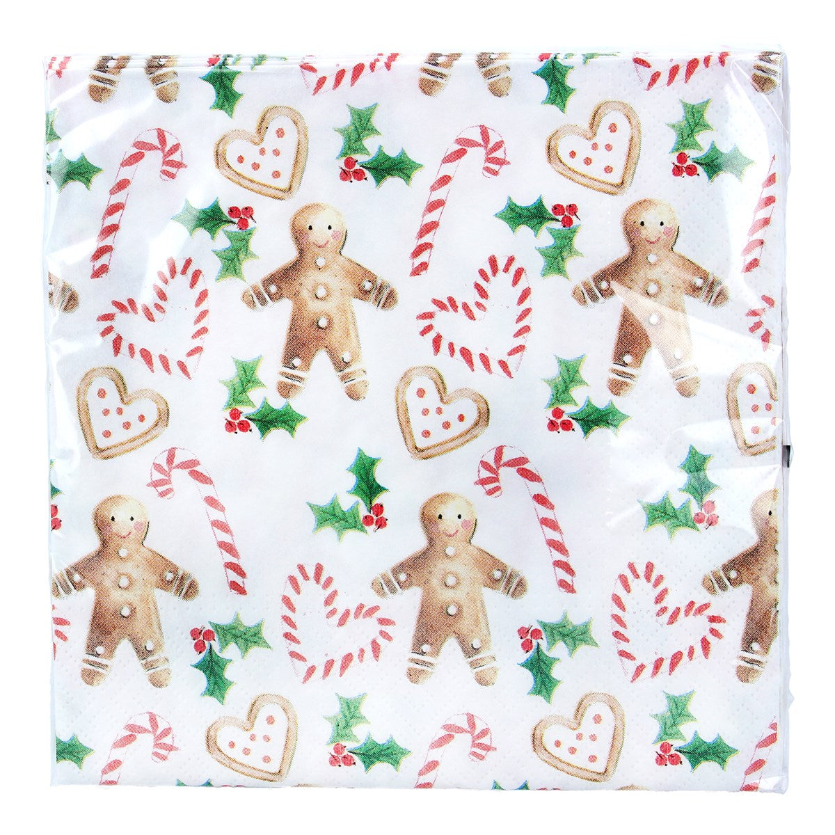 Gisela Graham Paper Napkins - Gingerbread Man