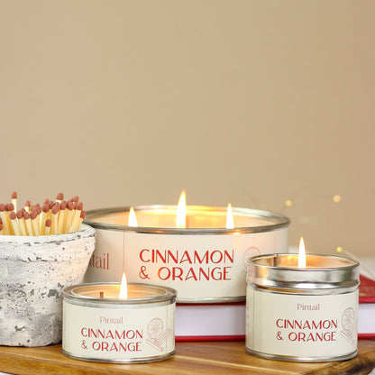 Cinnamon & Orange Paint Pot Candle