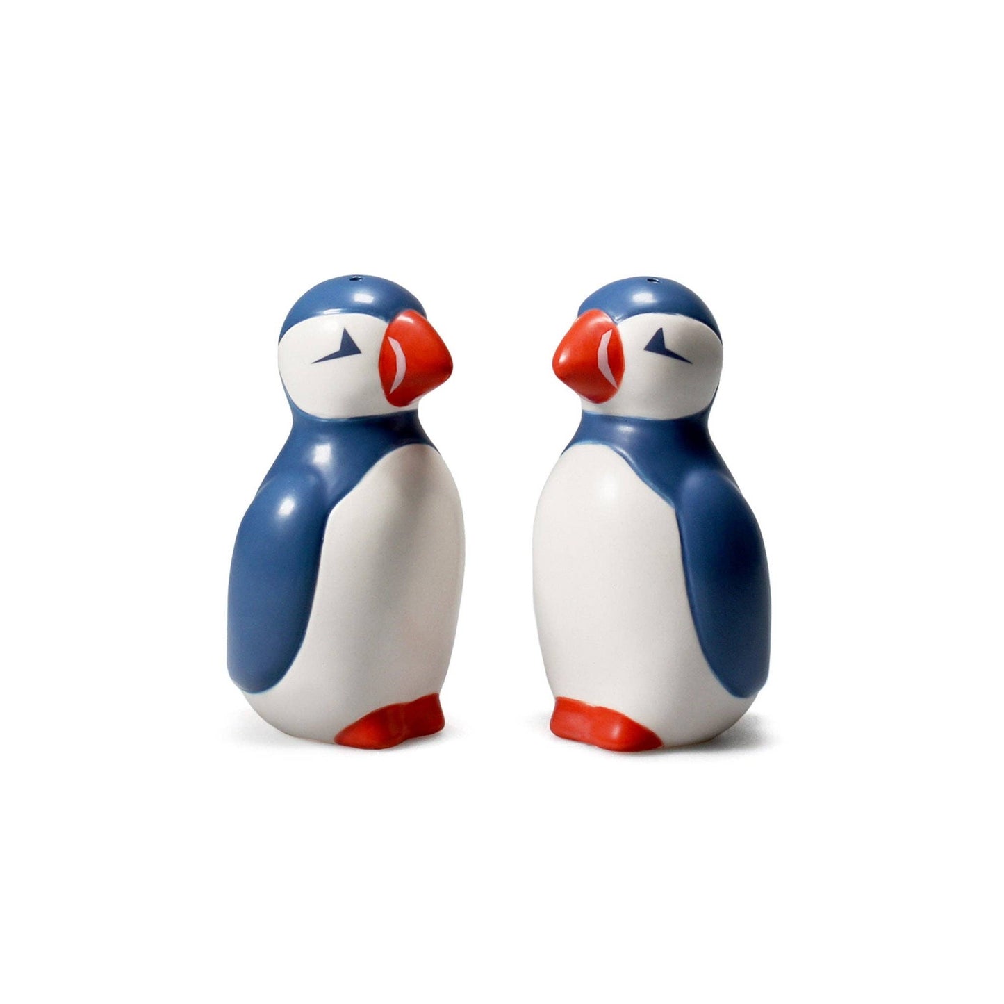 Salt & Pepper Shakers Ceramic Boxed - Coastal (Puffin)