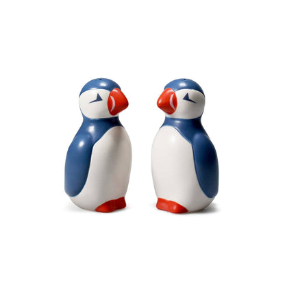 Salt & Pepper Shakers Ceramic Boxed - Coastal (Puffin)