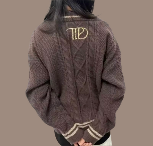 Dark Brown TTPD Cardigan