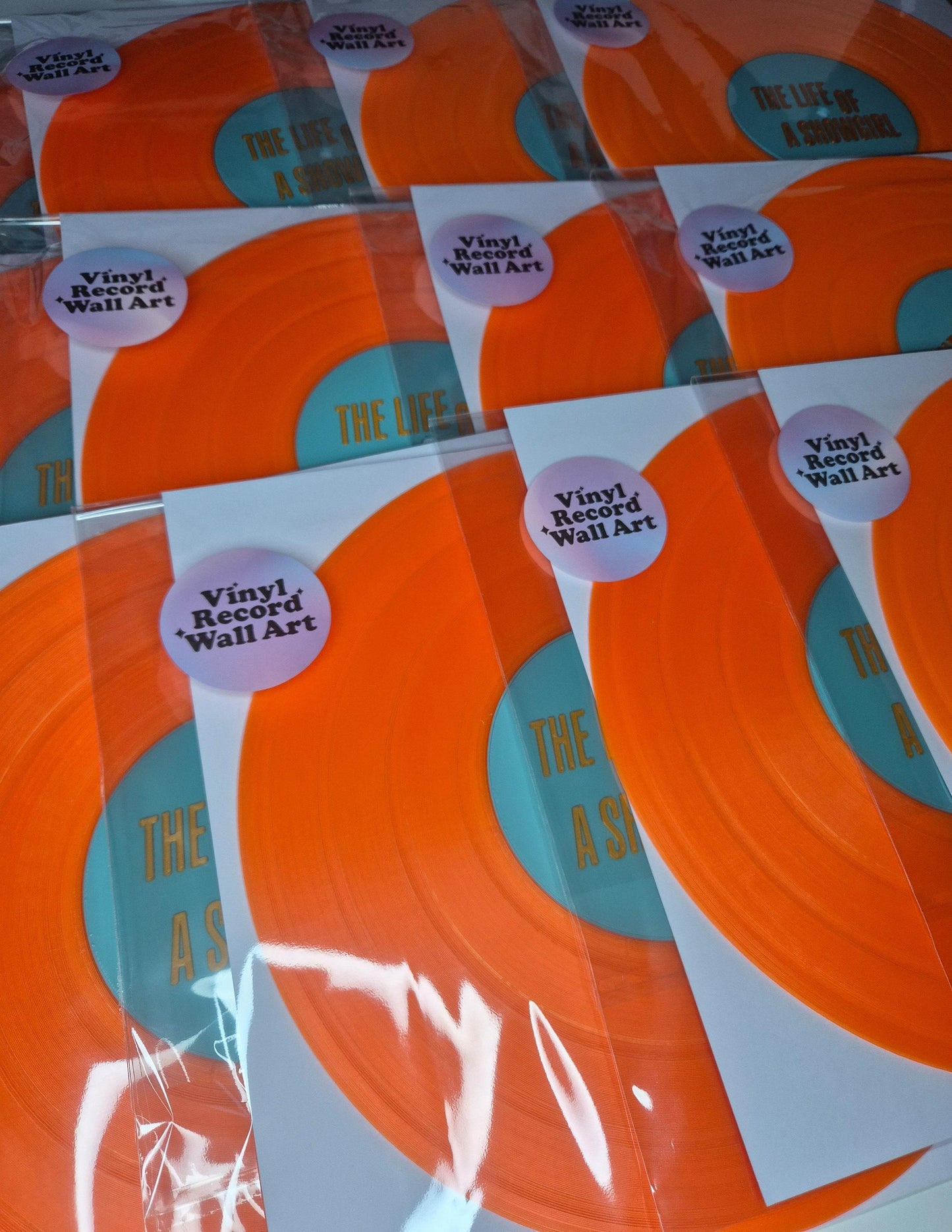 Vinyl Record Wall Art - The Life of a Showgirl