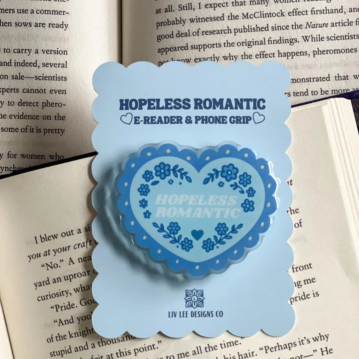 Hopeless Romantic - Kindle & Phone Grip