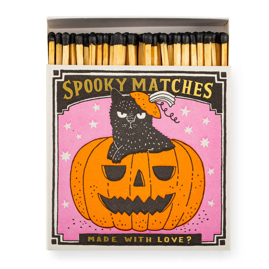 Archivist Gallery Spooky Matches Matchbox - Square - Safety Matches 🎃