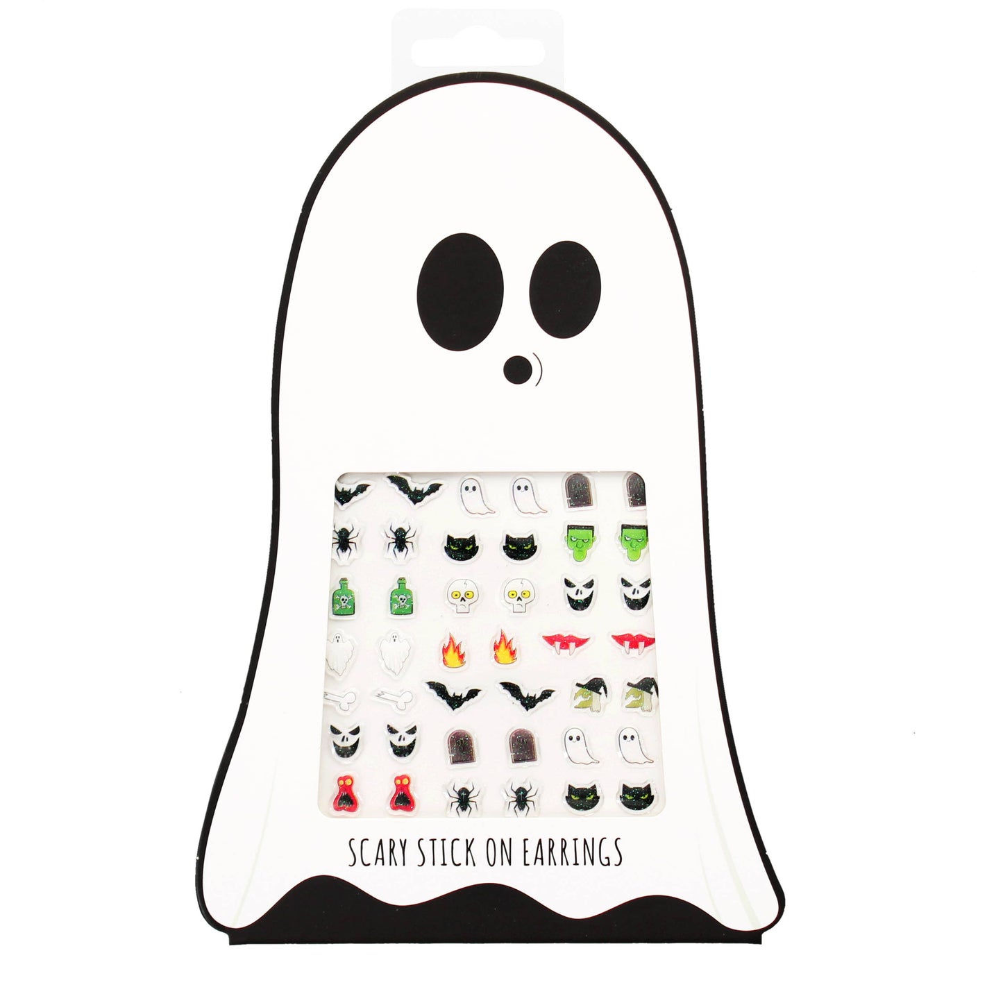 Stick On Earrings (30 Pairs) - Spooky