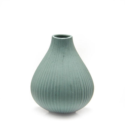 Frost - Matte Bisque Bud Flower Vase Glazed on Inside