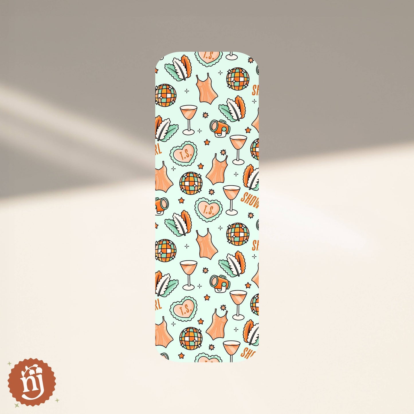 Taylor's Showgirl Era Inspired Bookmark, Teal