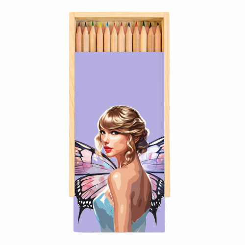 Coloured Pencils with Box 'Butterfly Fairy'