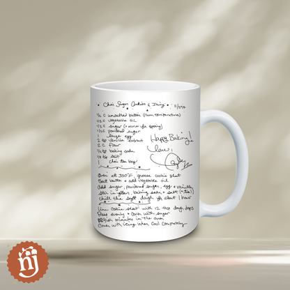 Taylor's Chai Sugar Cookies & Icing Recipe Ceramic Mug - 15oz