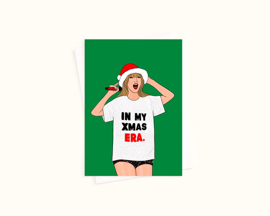 In My Xmas Era Card | Christmas Card | Taylor Swift Card
