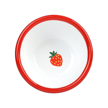 Strawberry Enamel 10 Cm Bowl