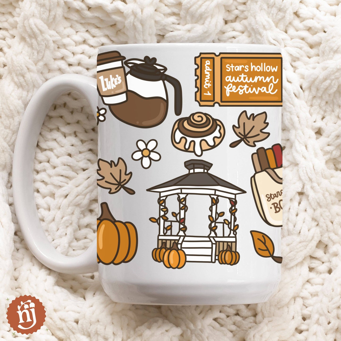 Gilmore Girls Autumn in Stars Hollow Ceramic Mug - 15oz