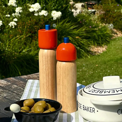 Salt & Pepper Grinder - Orange & Blue