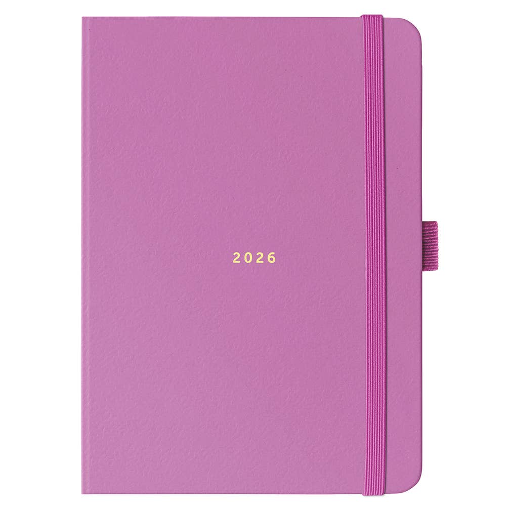 2026 A6 Diary, Weekly Planner, To Do Lists & Notes | Fuchsia