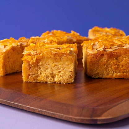 Orange, Almond and Polenta Traycake
