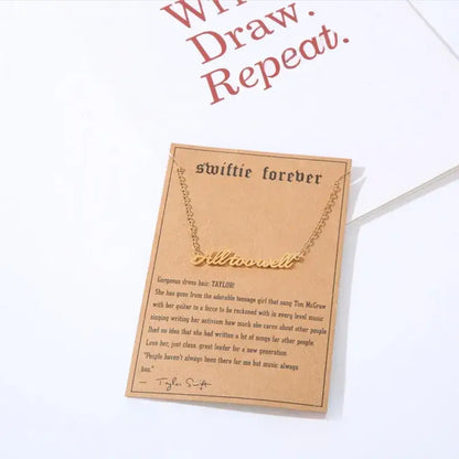 Taylor Swift - Swiftie Pendant Necklace