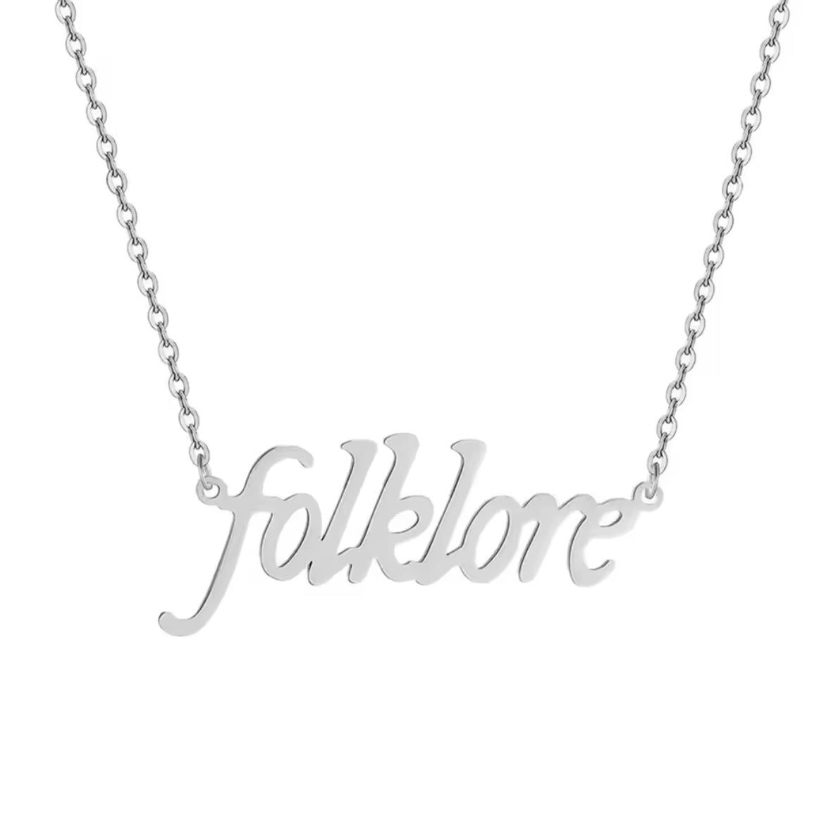 Taylor Swift Necklaces - Silver