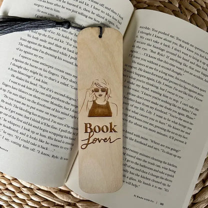 Book Lover Taylor Swift Inspired Wooden Bookmark