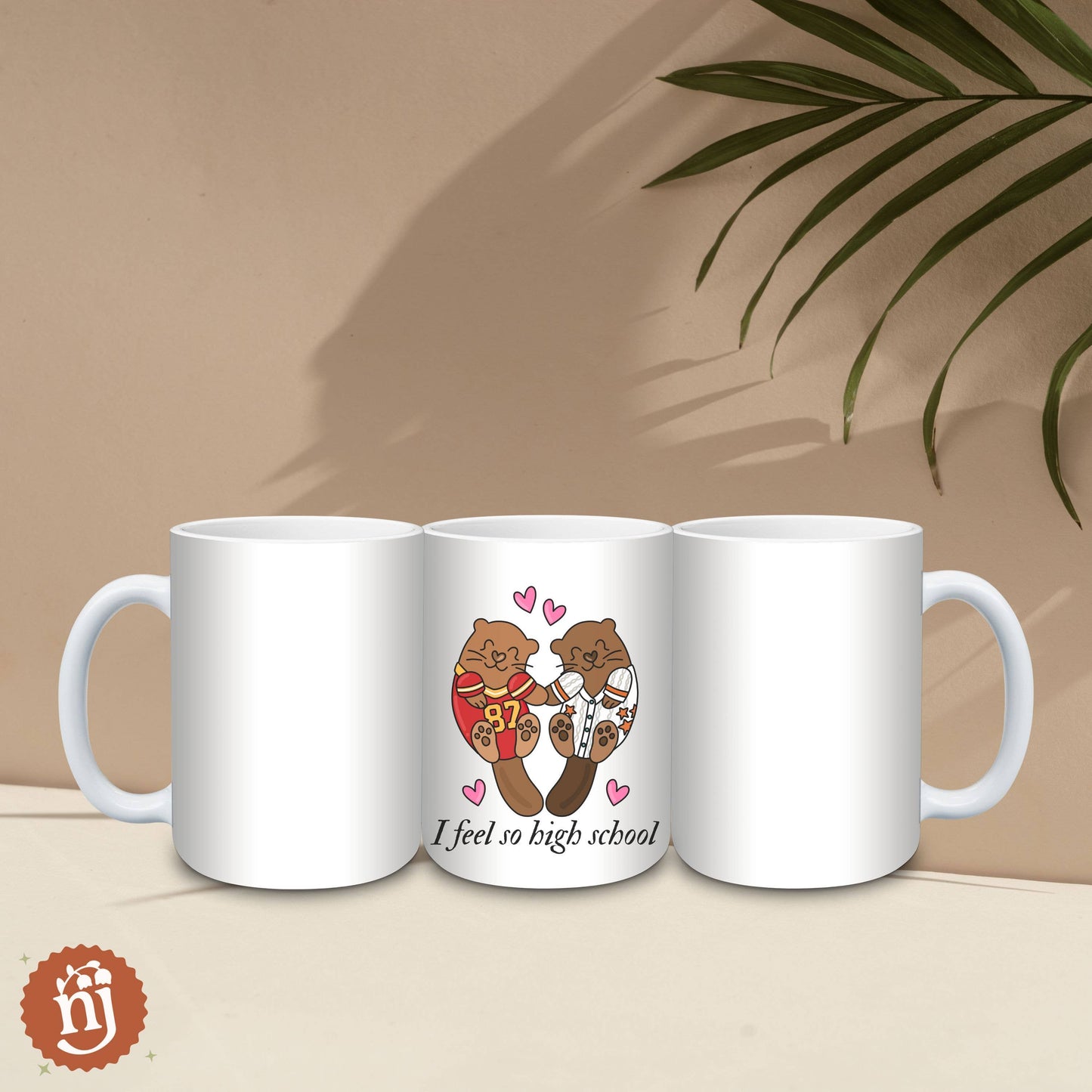 Travis & Taylor I Feel So High School Ceramic Mug