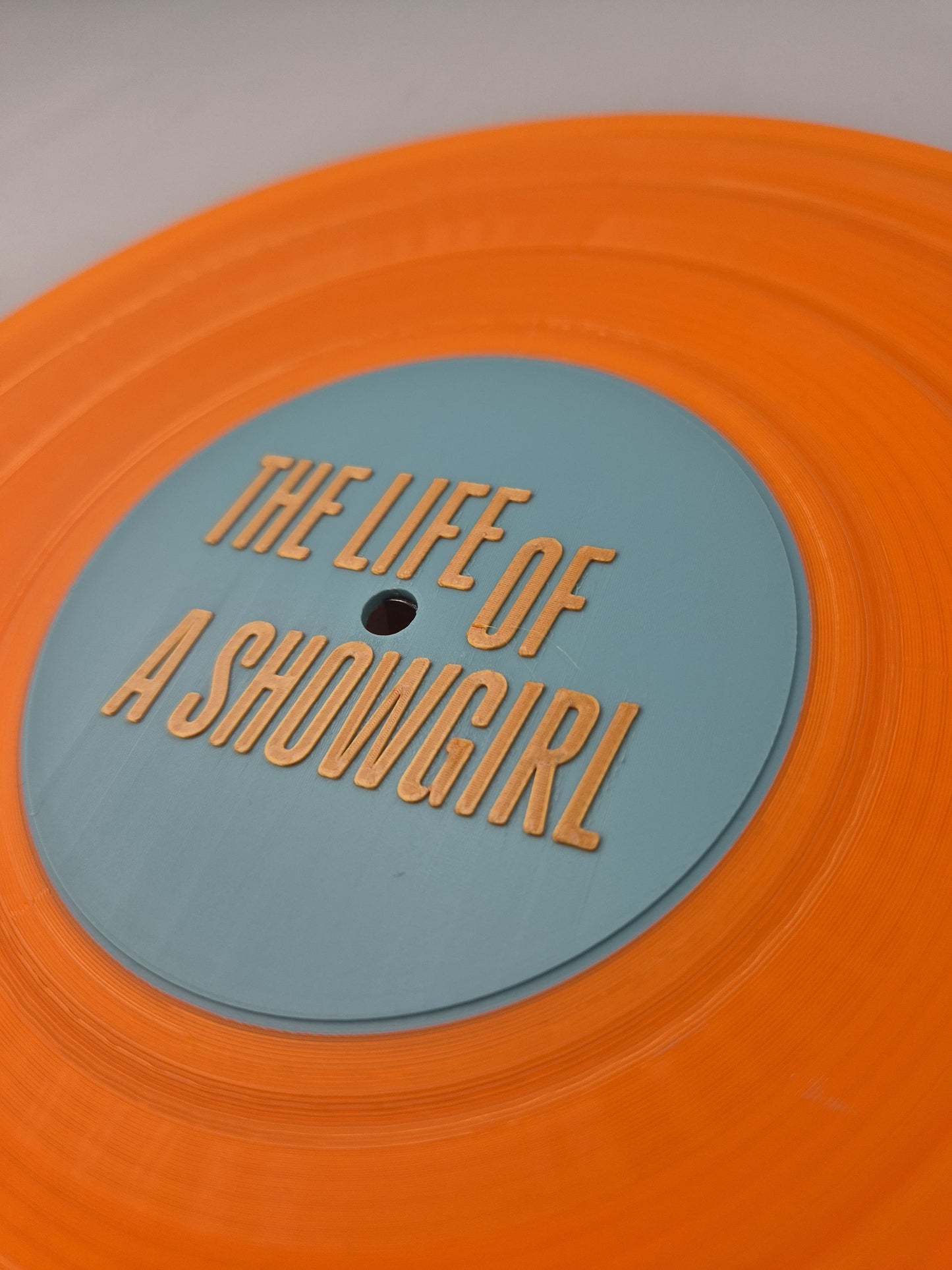 Vinyl Record Wall Art - The Life of a Showgirl