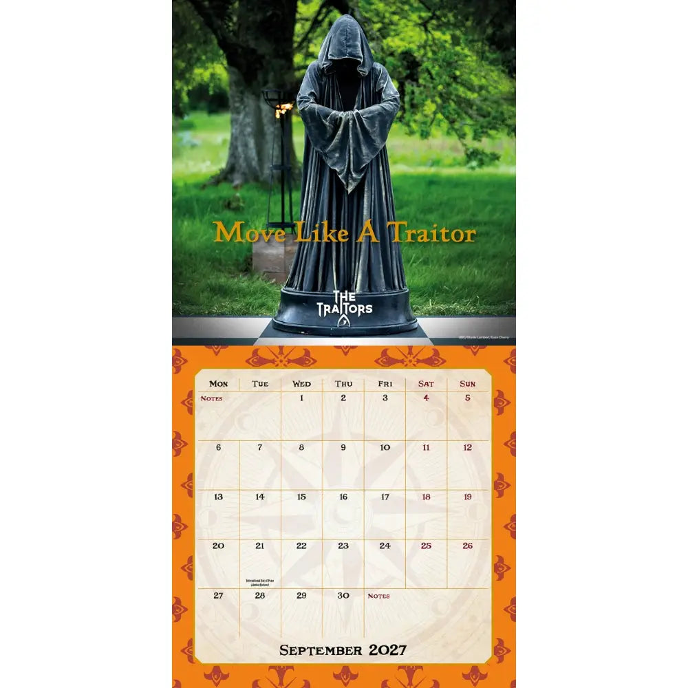 2027 Square Calendar - Offical The Traitors