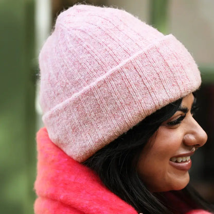 Baby Pink Beanie Hat