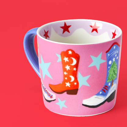 Eleanor Bowmer Howdy Holidays Mug