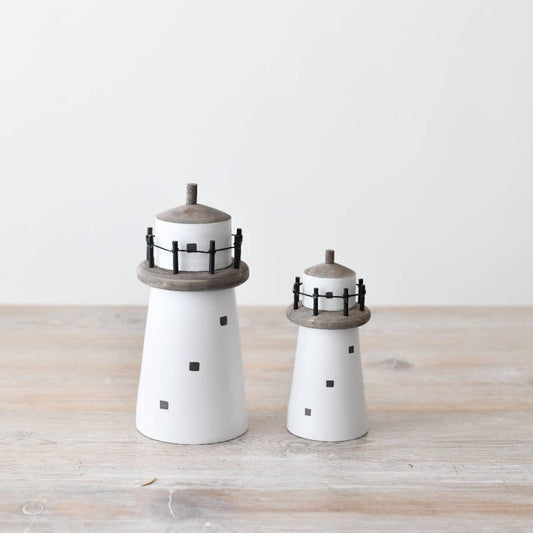 White Light House Deco - 14cm
